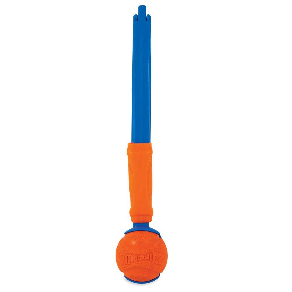 CHUCKIT! Fetch & Fold 25cm Launcher 54cm For Dogs (Medium 6cm Balls) - Sparklet