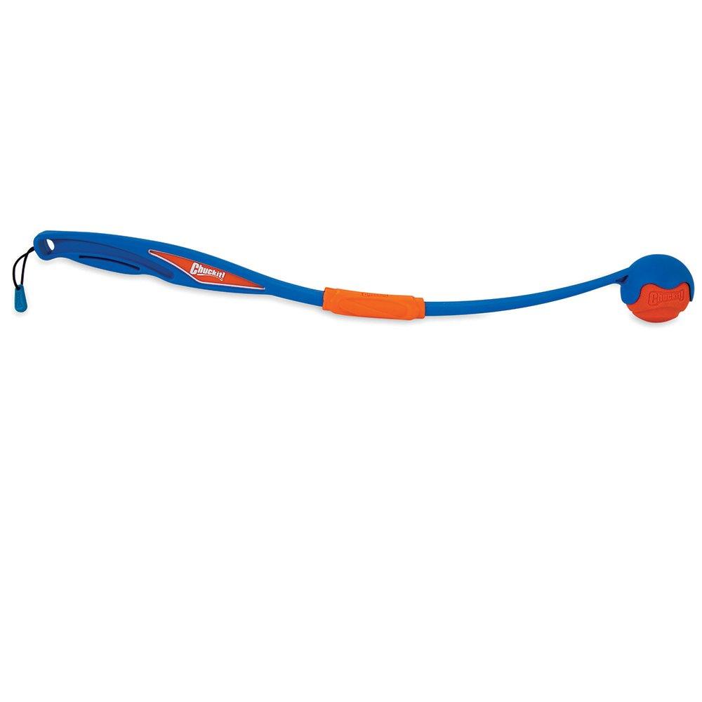 CHUCKIT! Fetch & Fold 25cm Launcher 54cm For Dogs (Medium 6cm Balls) - Sparklet