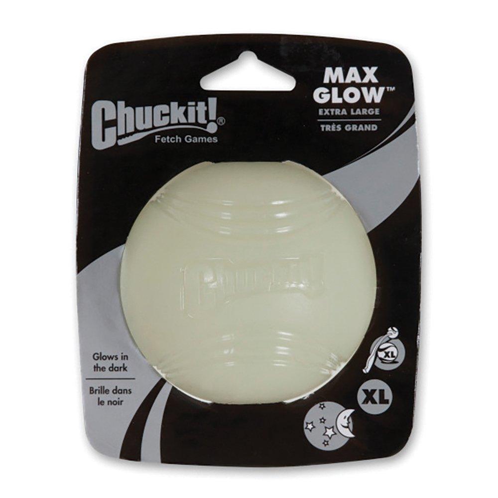 CHUCKIT! Max Glow Ball For Dogs Extra Large 9cm (1 Pack) - Sparklet