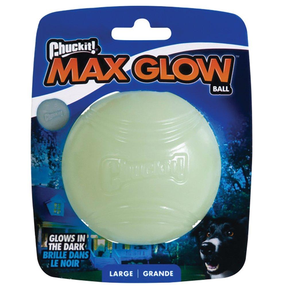 CHUCKIT! Max Glow Ball For Dogs Large 7.5cm (1 Pack) - Sparklet