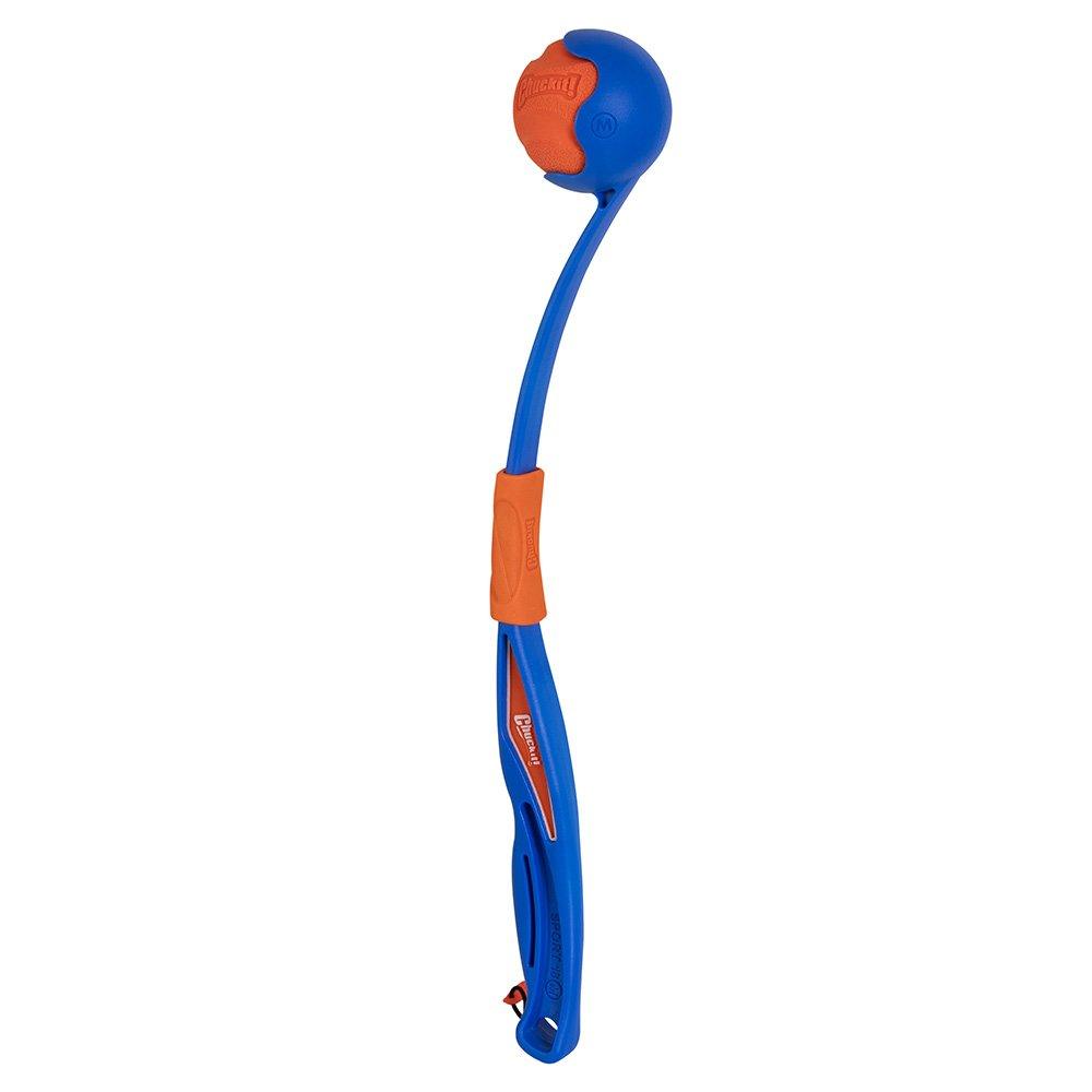 CHUCKIT! Mini Fetch & Fold 18cm Launcher 30cm For Dogs (Medium 6cm Balls) - Sparklet