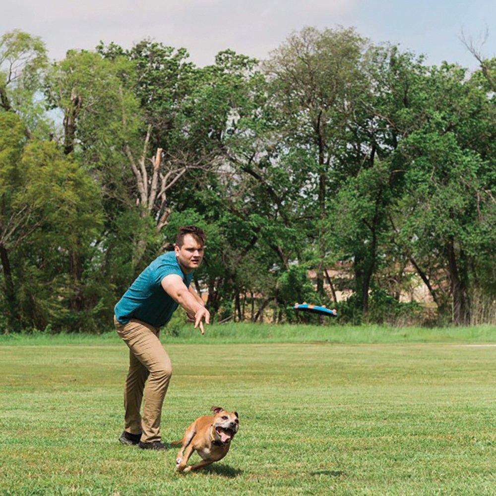 CHUCKIT! Whistle Flight Natural Rubber Frisbee Flyer For Dogs 28cm - Sparklet