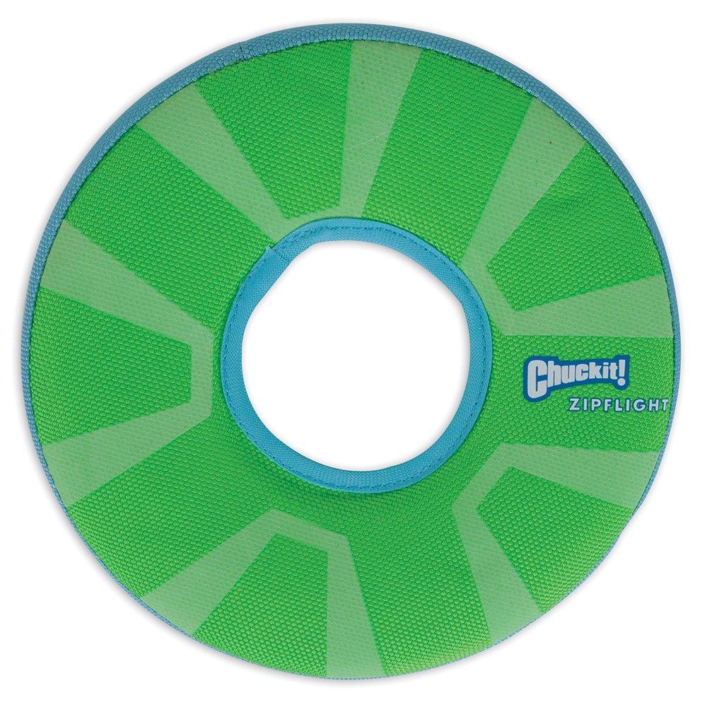 CHUCKIT! Zipflight Max Glow Frisbee Flyer For Dogs Medium 21.5cm - Sparklet