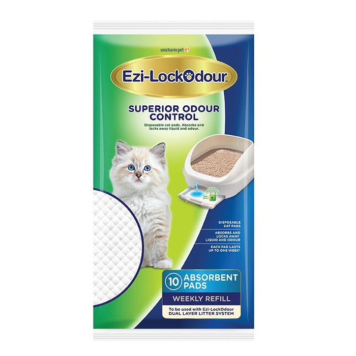 EZI-LOCKODOUR Absorbant Cat Litter Pads 1 pack 10 pcs - Sparklet