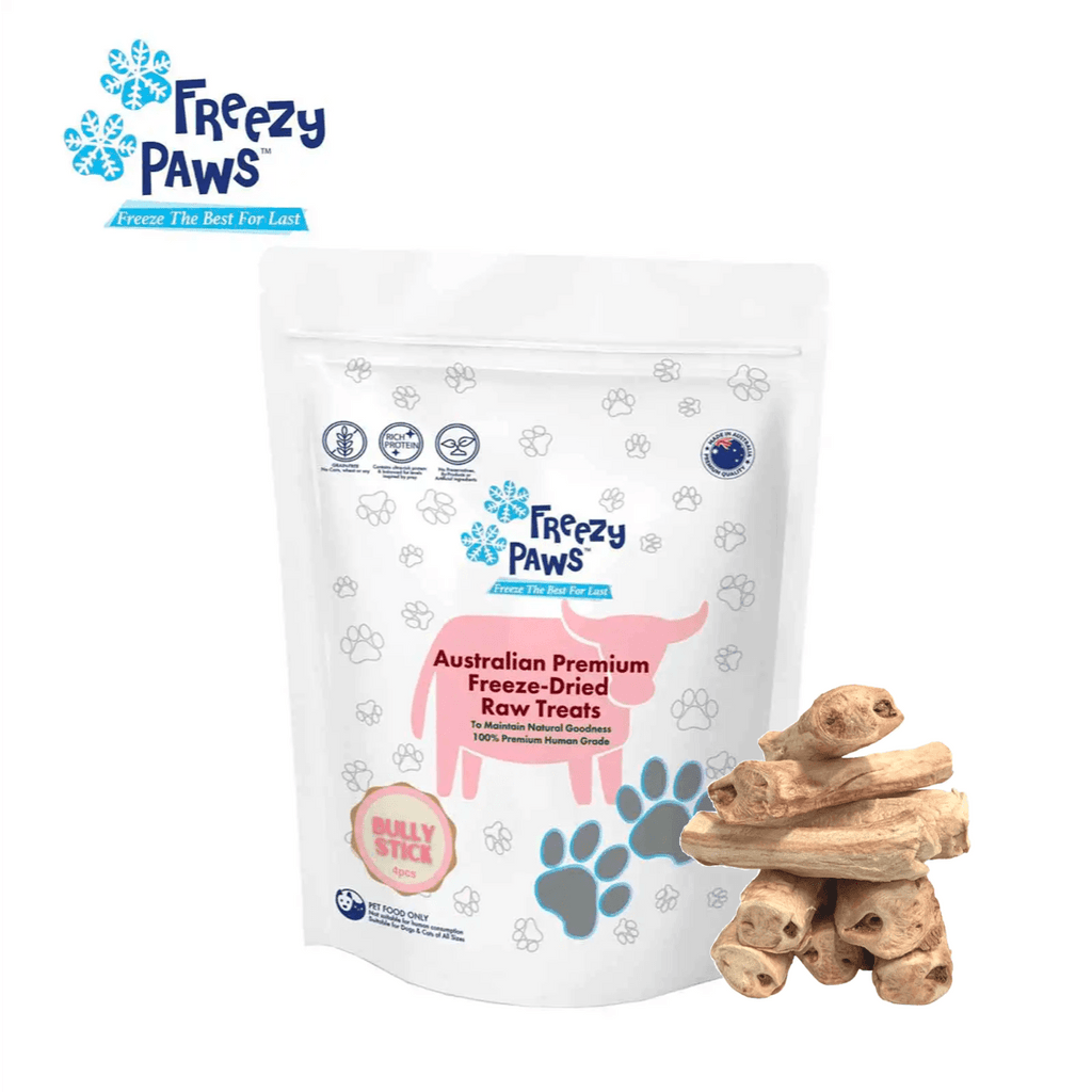 FREEZY PAWS Freeze-Dried Beef Bully Stick 8pcs - Sparklet