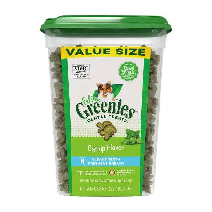 GREENIES VOHC Approved Cat Dental Treats - Catnip 277G - Sparklet