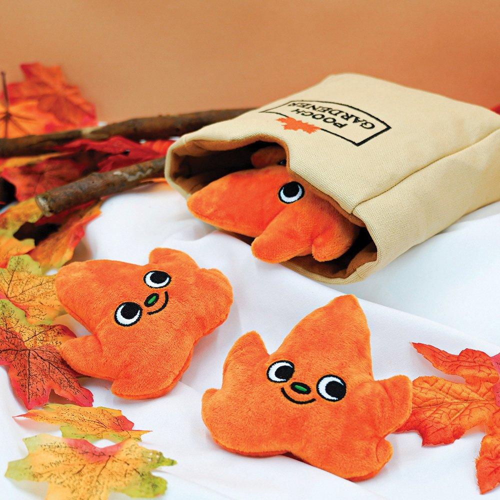 HUGSMART Puzzle Hunter Dog Toy Autumn Tailz Leaf Bag - Sparklet