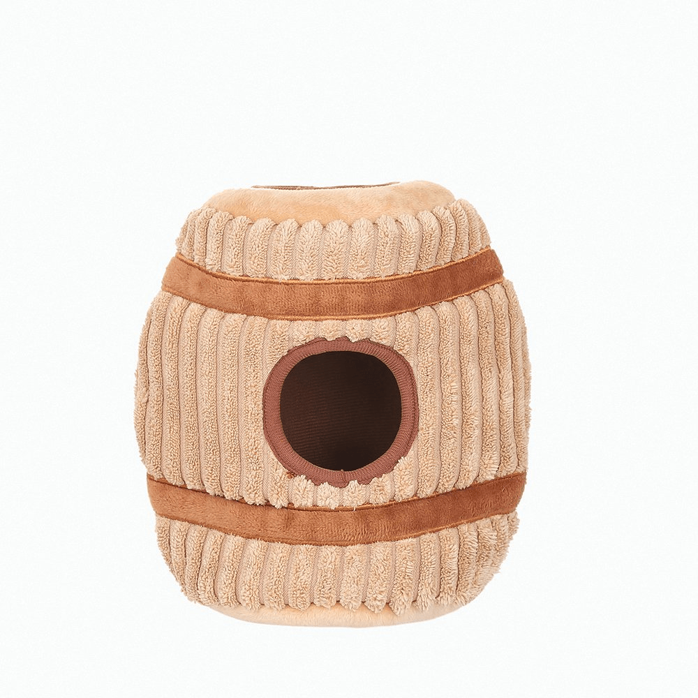 HUGSMART Puzzle Hunter Dog Toy Autumn Tailz Wine Barrel - Sparklet