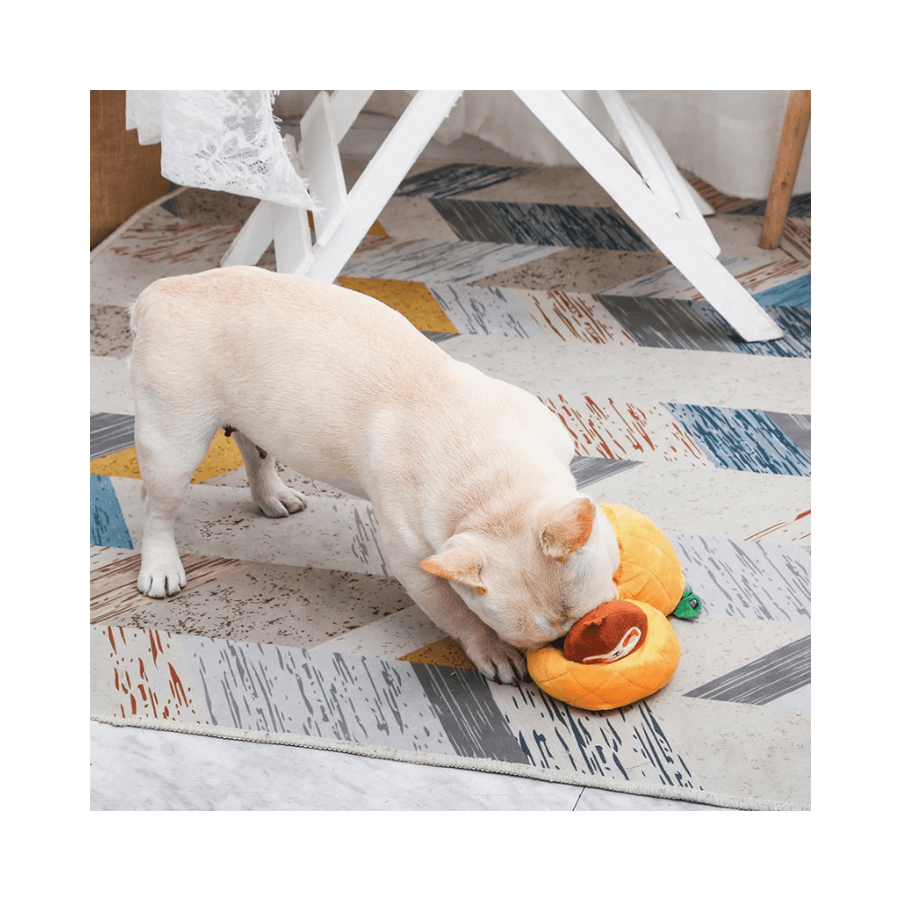 HUGSMART Puzzle Hunter Dog Toy Fruity Critterz Pineapple - Sparklet