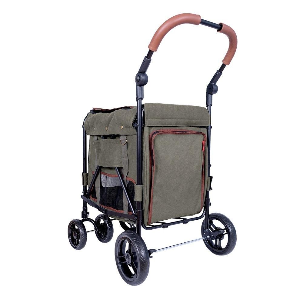 IBIYAYA Gentle Giant Dual Entry Pet Wagon for Dogs up to 25kg - Army Green - Sparklet