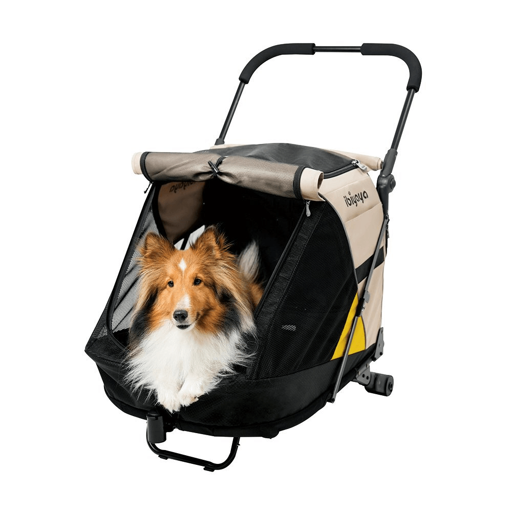 IBIYAYA Minika 3-in-1 Pet Stroller System - Arizona Tan - Sparklet