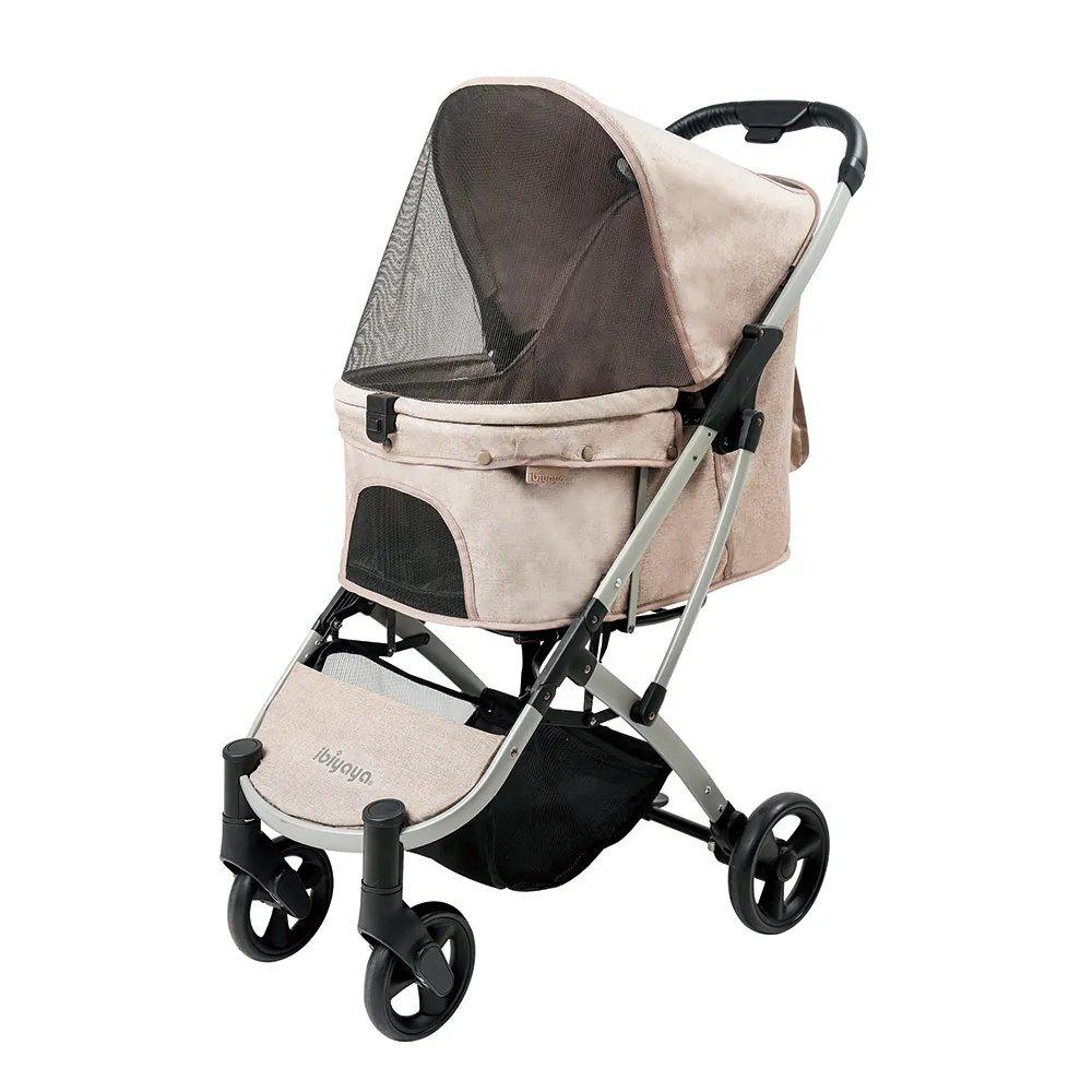 IBIYAYA Speedy Fold Pet Buggy Evolution - NEW & IMPROVED Pet Stroller - Sparklet