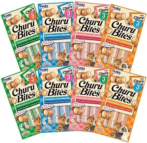 INABA Cat Churu Bites 4 Mix Flavours 8 Packs - Sparklet