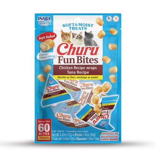 INABA Cat Churu Fun Bites Chicken Wraps Tuna - Sparklet