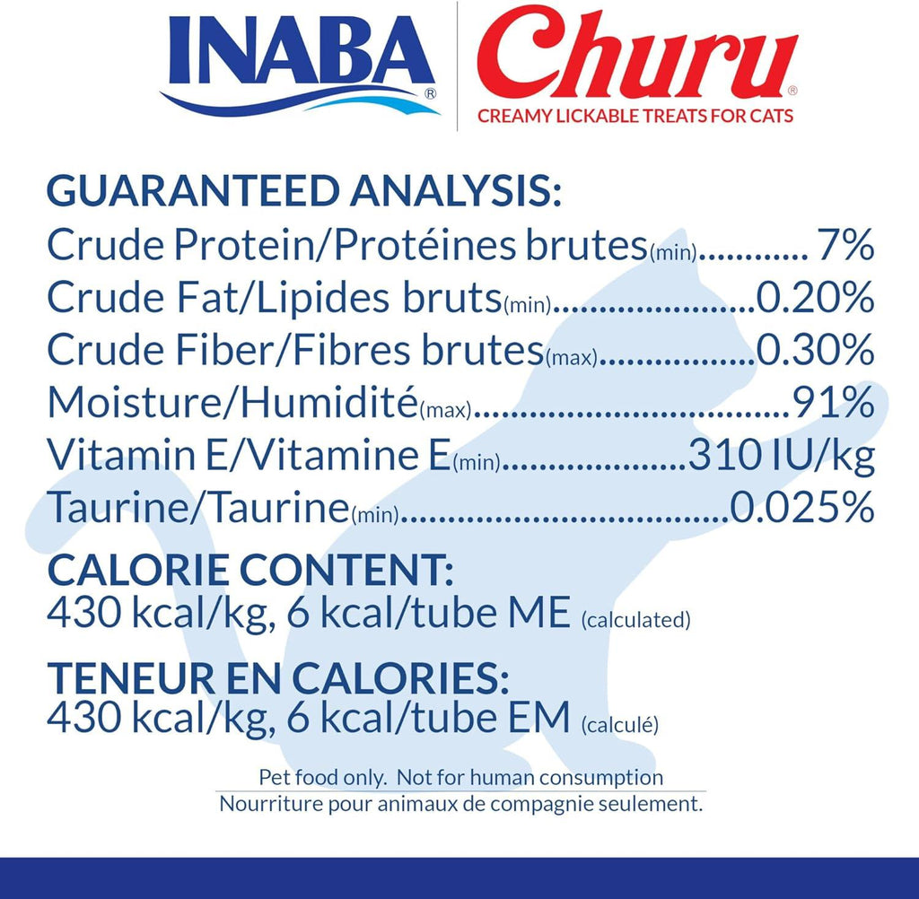 INABA Churu Tuna Seafood Varieties 50 Tubes - Sparklet