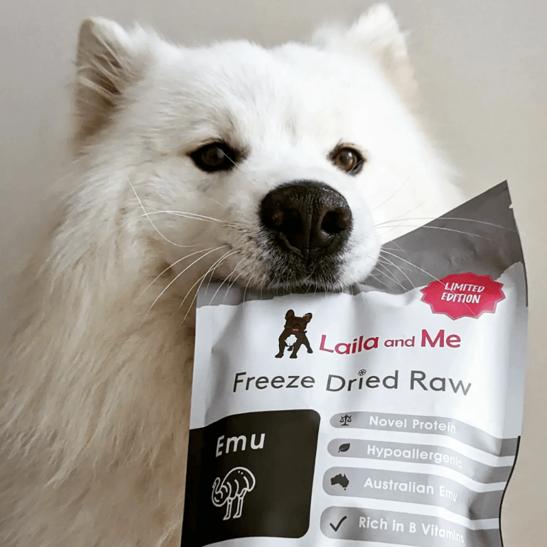 LAILA & ME Freeze Dried Australian Raw Emu Treats For Cats and Dogs 140G - Sparklet