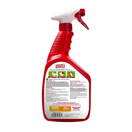 NATURE'S MIRACLE Cat Advanced Stain & Odor Remover (Lemon Scent) 946ml - Sparklet