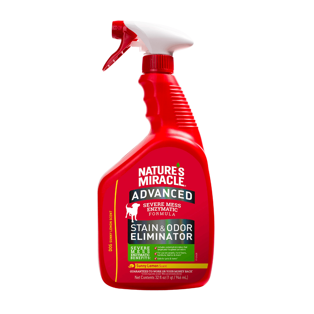 NATURE'S MIRACLE Dog Advanced Stain & Odor Remover (Lemon Scent) 946ml - Sparklet