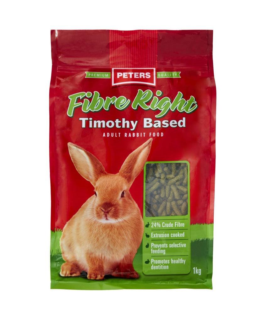 PETERS Fibre Right Rabbit Food 1KG - Sparklet