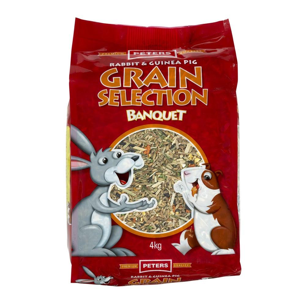 PETERS Grain Selection Banquet For Rabbit & Guinea Pig 4KG - Sparklet