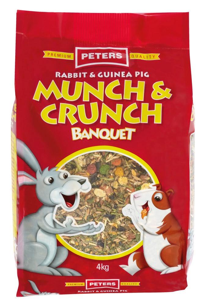 PETERS Munch & Crunch Banquet For Rabbit & Guinea Pig 4KG - Sparklet