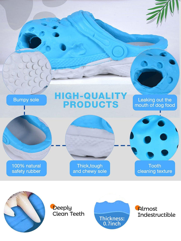 PETOPIA Ultra Tough Dog Chewing Toy - Cozy Slipper (Assorted Colour) - Sparklet