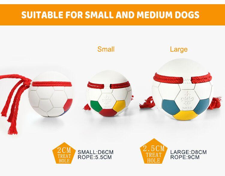 PETOPIA Ultra Tough Dog Chewing Toy - Football Game (Assorted Colour) - Sparklet