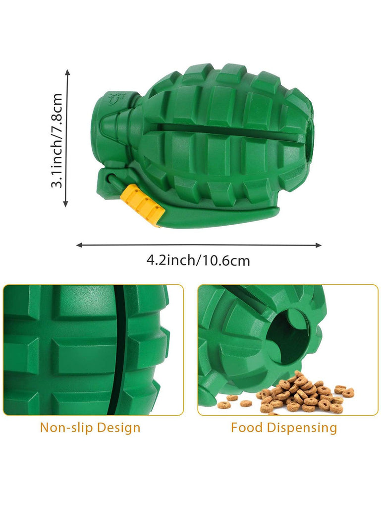 PETOPIA Ultra Tough Dog Chewing Toy - Hand Grenade (Assorted Colour) - Sparklet