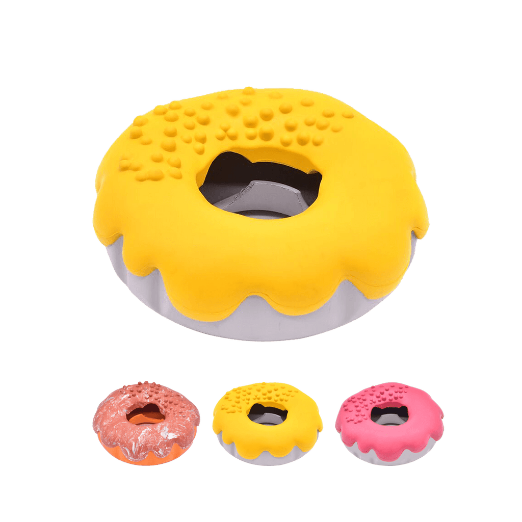 PETOPIA Ultra Tough Dog Chewing Toy - Mochi Donut (Assorted Colour) - Sparklet