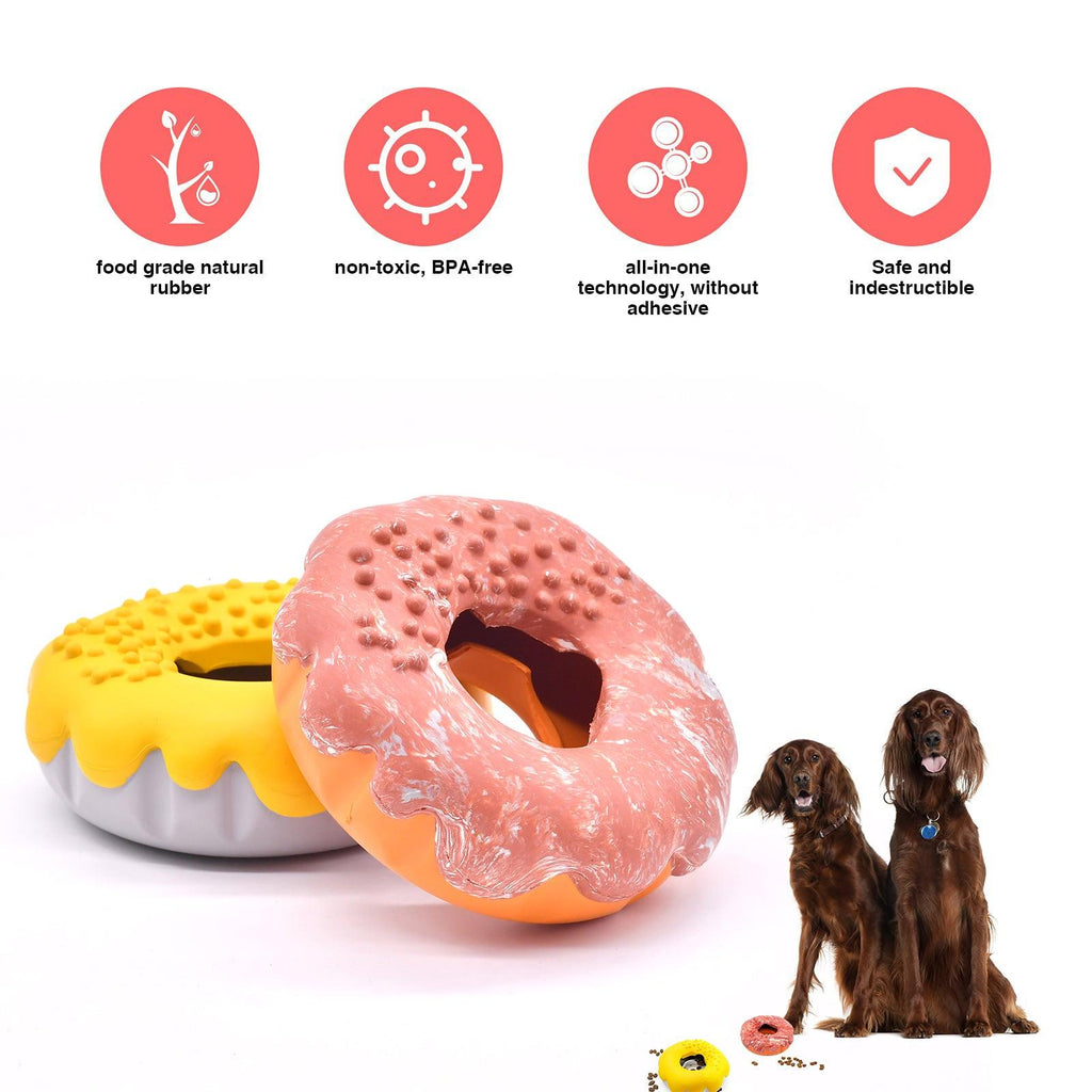 PETOPIA Ultra Tough Dog Chewing Toy - Mochi Donut (Assorted Colour) - Sparklet