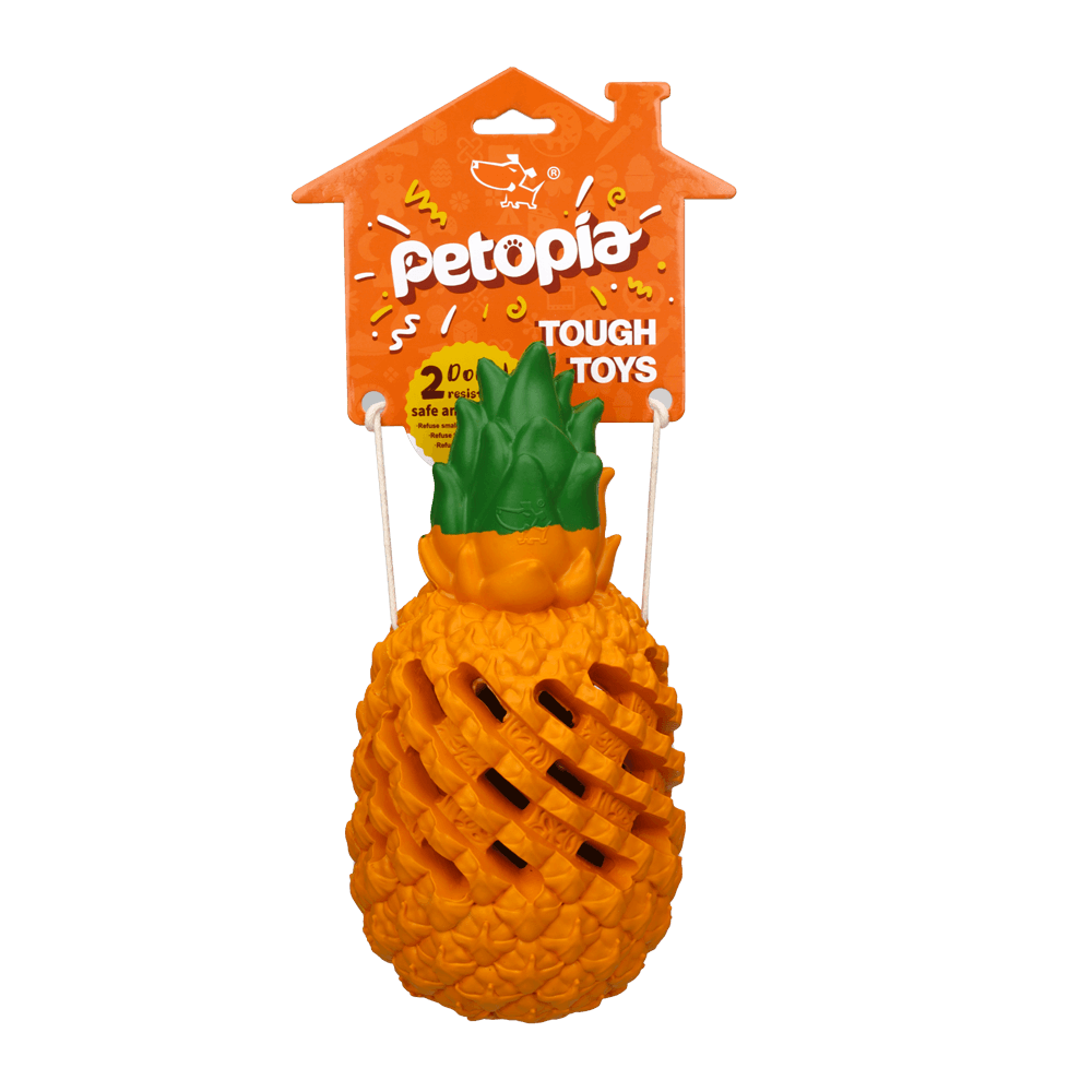 PETOPIA Ultra Tough Dog Chewing Toy - Pawsome Pineapple - Sparklet