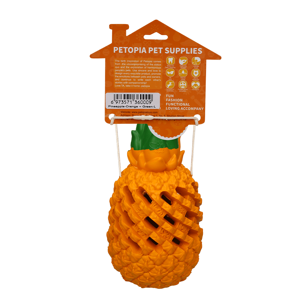 PETOPIA Ultra Tough Dog Chewing Toy - Pawsome Pineapple - Sparklet