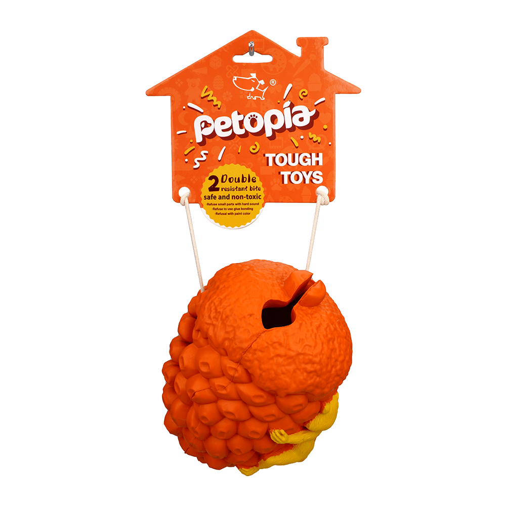 PETOPIA Ultra Tough Dog Chewing Toy - Pine Cone (Assorted Colour) - Sparklet