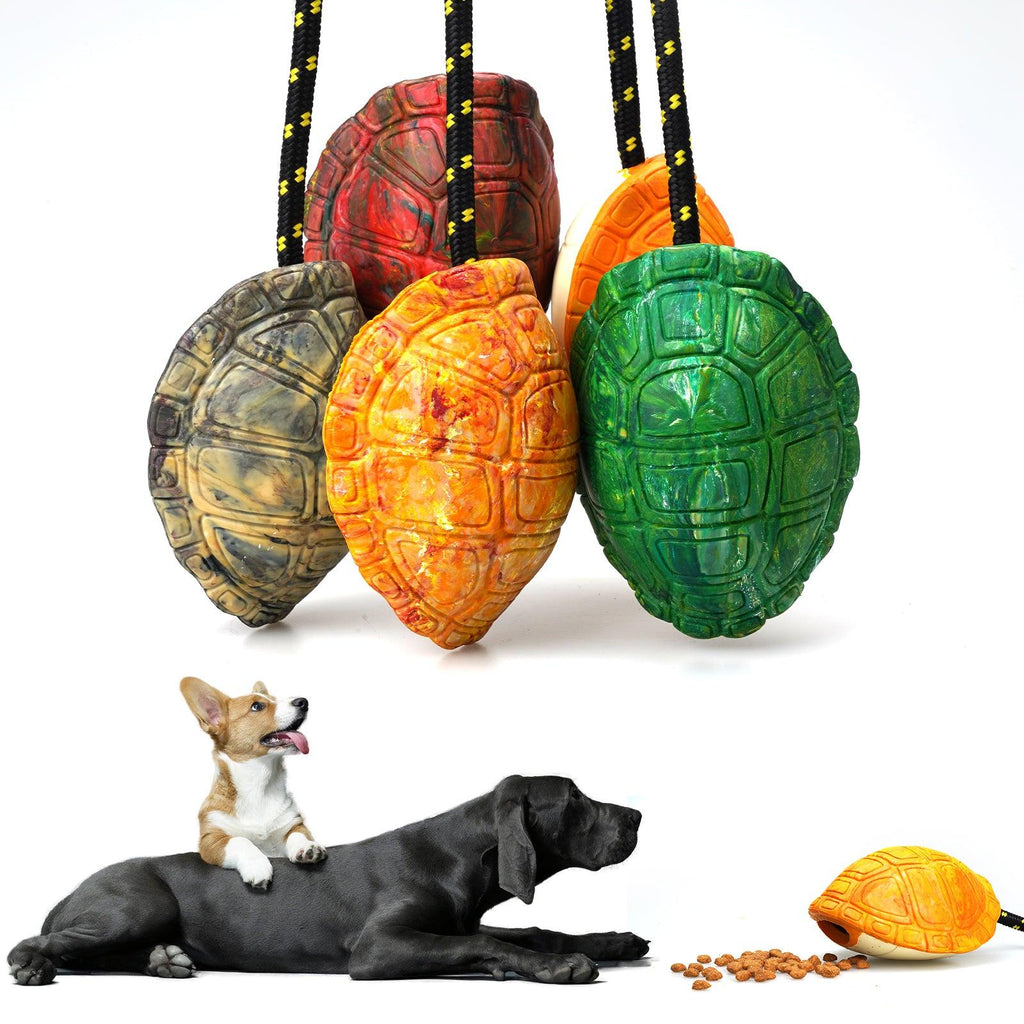 PETOPIA Ultra Tough Dog Chewing Toy - Titan Turtle (Assorted Colour) - Sparklet