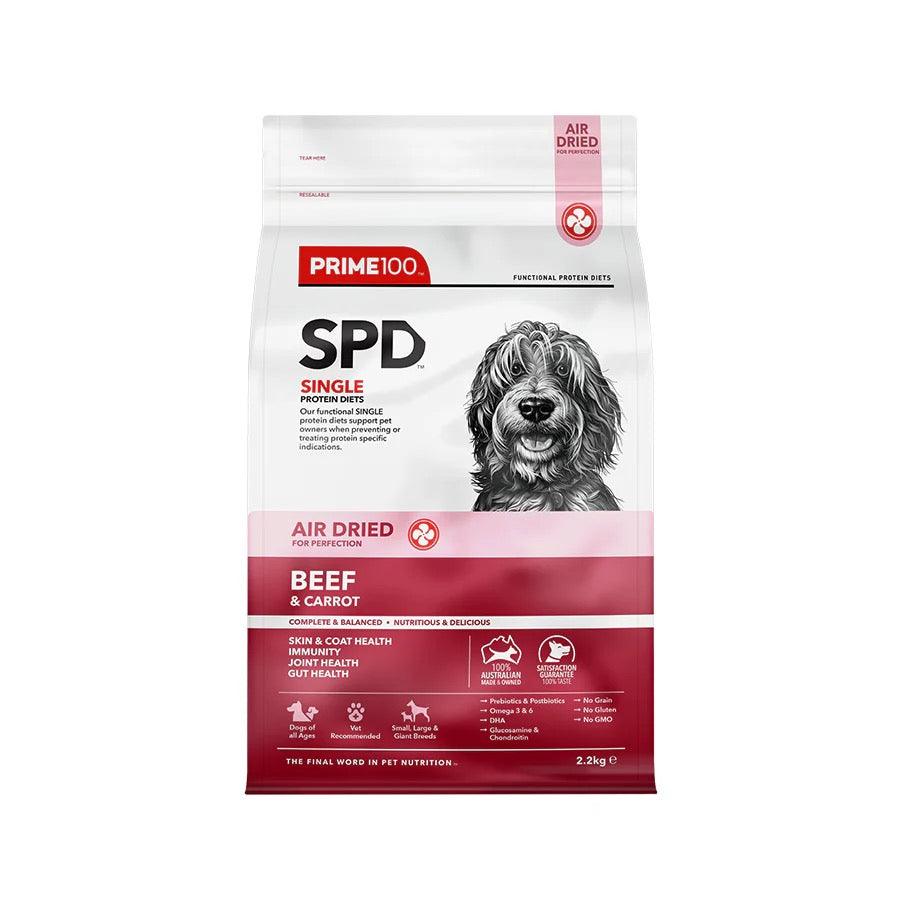 PRIME100 SPD Air Beef & Carrot Adult Dry Dog Food 2.2KG - Sparklet