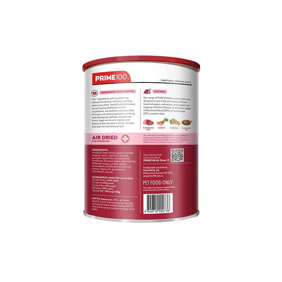 PRIME100 SPD Air Beef & Carrot Adult Dry Dog Food 600G - Sparklet