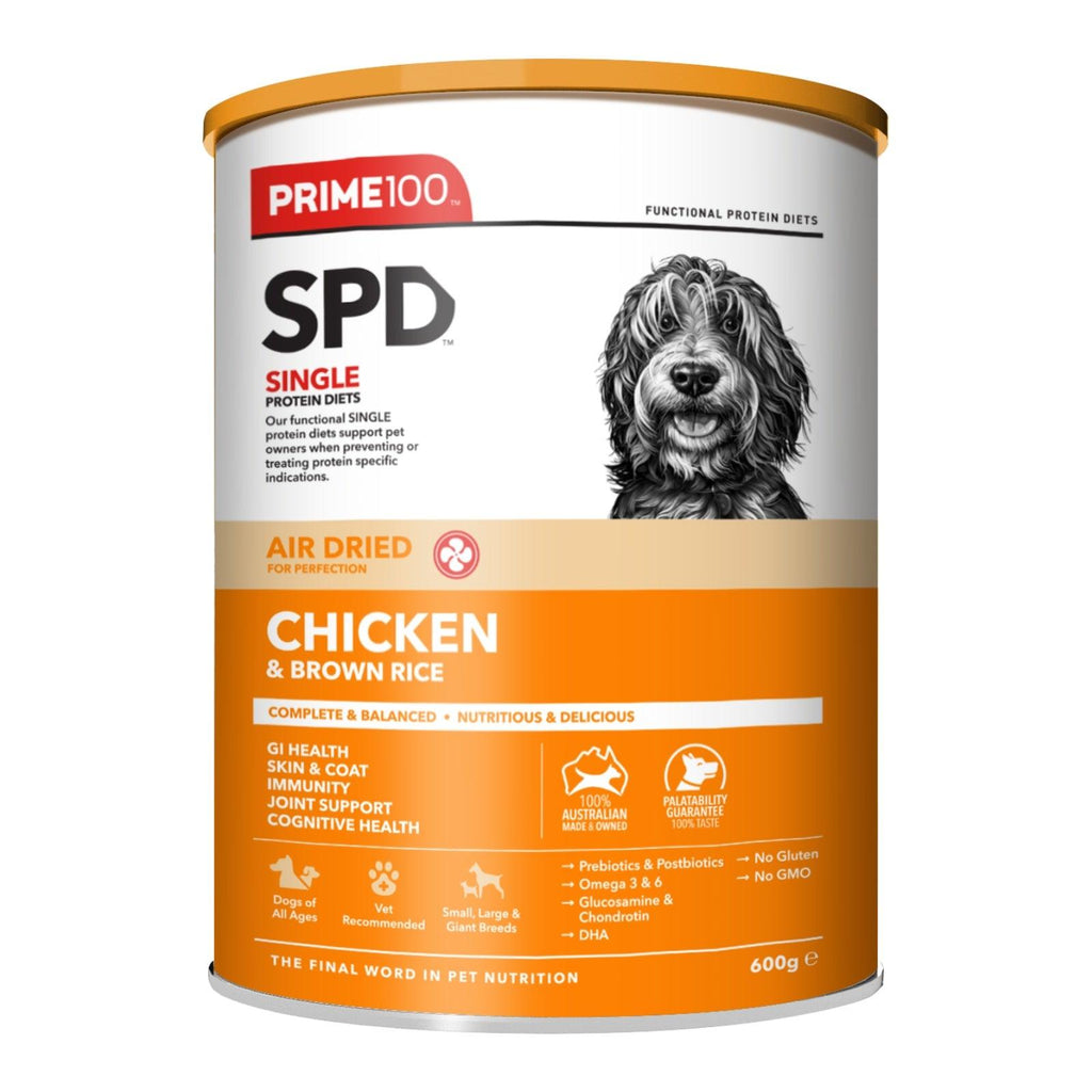 PRIME100 SPD Air Chicken & Brown Rice Adult Dry Dog Food 600G - Sparklet