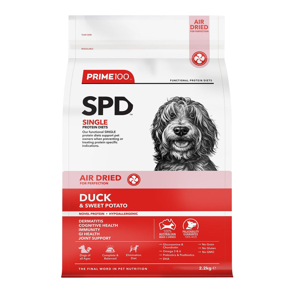 PRIME100 SPD Air Duck & Sweet Potato Adult Dry Dog Food 2.2KG - Sparklet