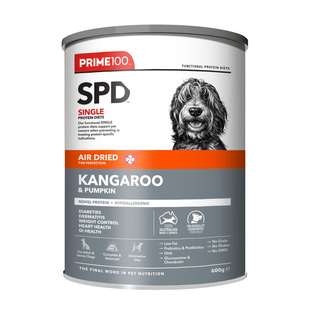 PRIME100 SPD Air Kangaroo & Pumpkin Adult Dry Dog Food 600G - Sparklet