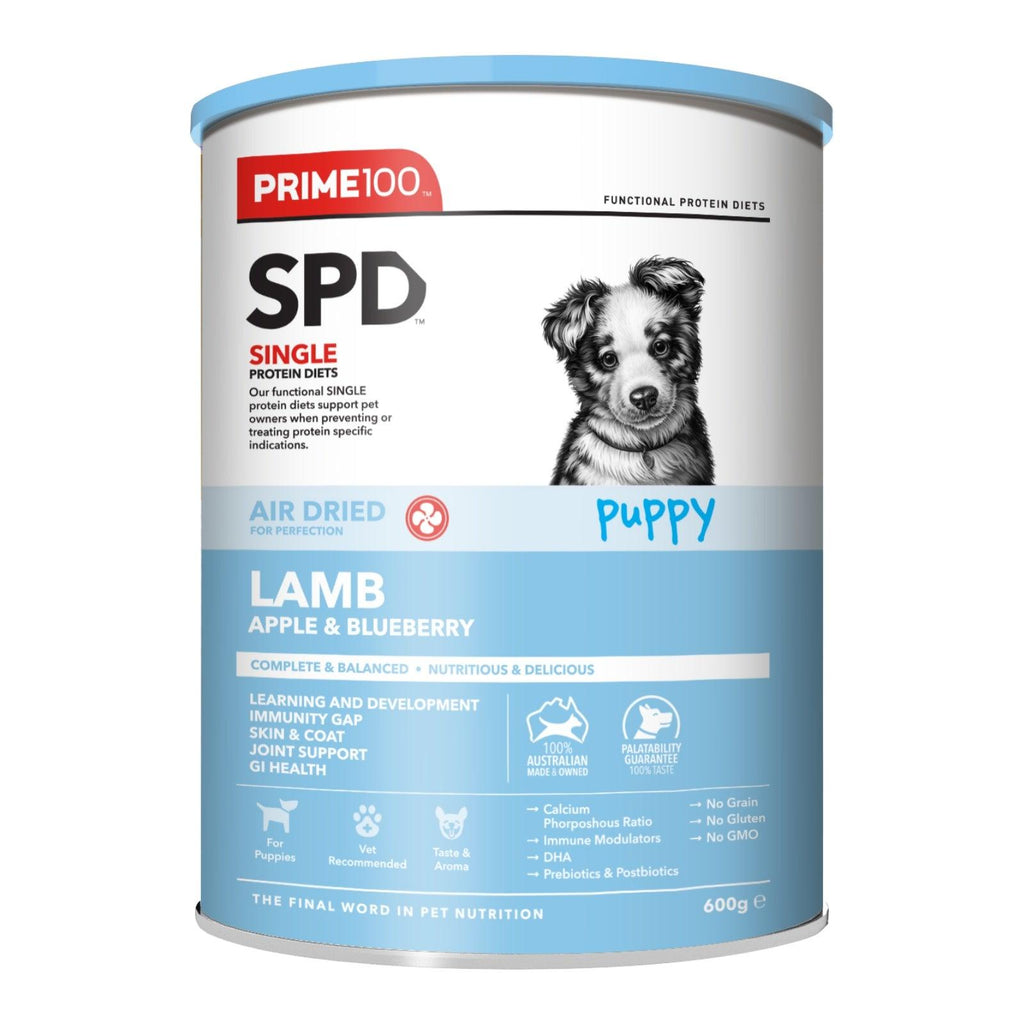 PRIME100 SPD Air Lamb Apple & Blueberry Puppy Dry Food 600G - Sparklet