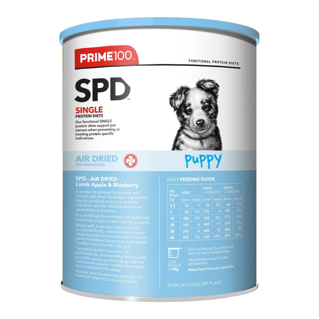 PRIME100 SPD Air Lamb Apple & Blueberry Puppy Dry Food 600G - Sparklet