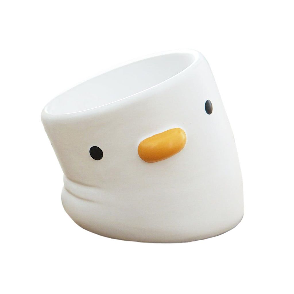 PURROOM Elevated Chick Ceramic Pet Bowl (Tilted) New - Sparklet