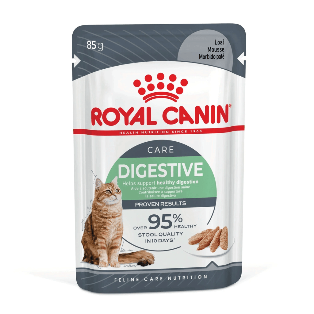 ROYAL CANIN Wet Cat Food Digestive Sensitive Loaf Pouches 12X85G - Sparklet