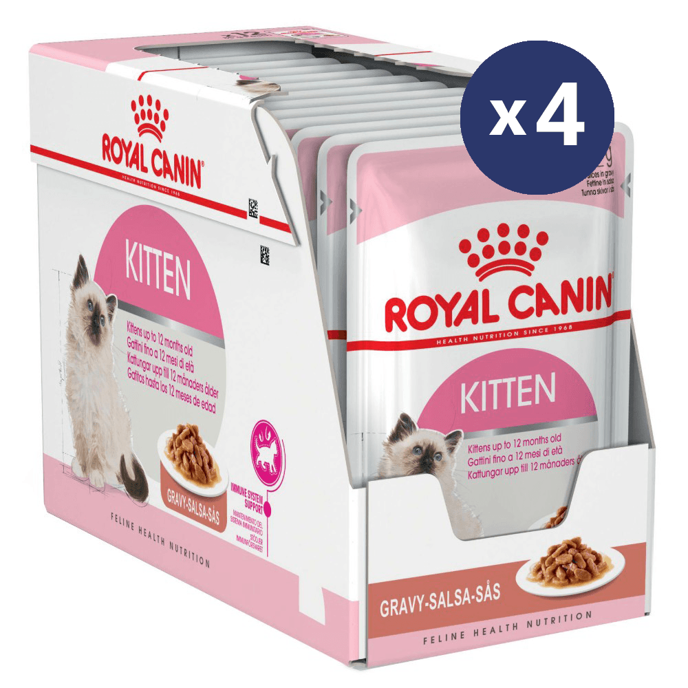 ROYAL CANIN Wet Cat Food Kitten Gravy Pouches - Sparklet