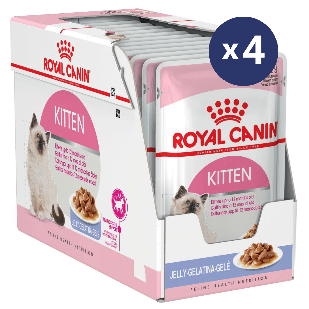 ROYAL CANIN Wet Cat Food Kitten Jelly Pouches - Sparklet