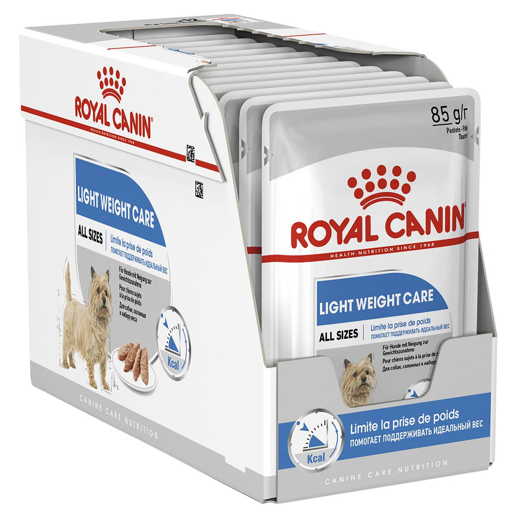 ROYAL CANIN Wet Dog Food Adult Light Weight Care Loaf 12X85G - Sparklet