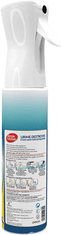 SIMPLE SOLUTION Urine Destroyer - Refillable Flairosol 400ml - Sparklet