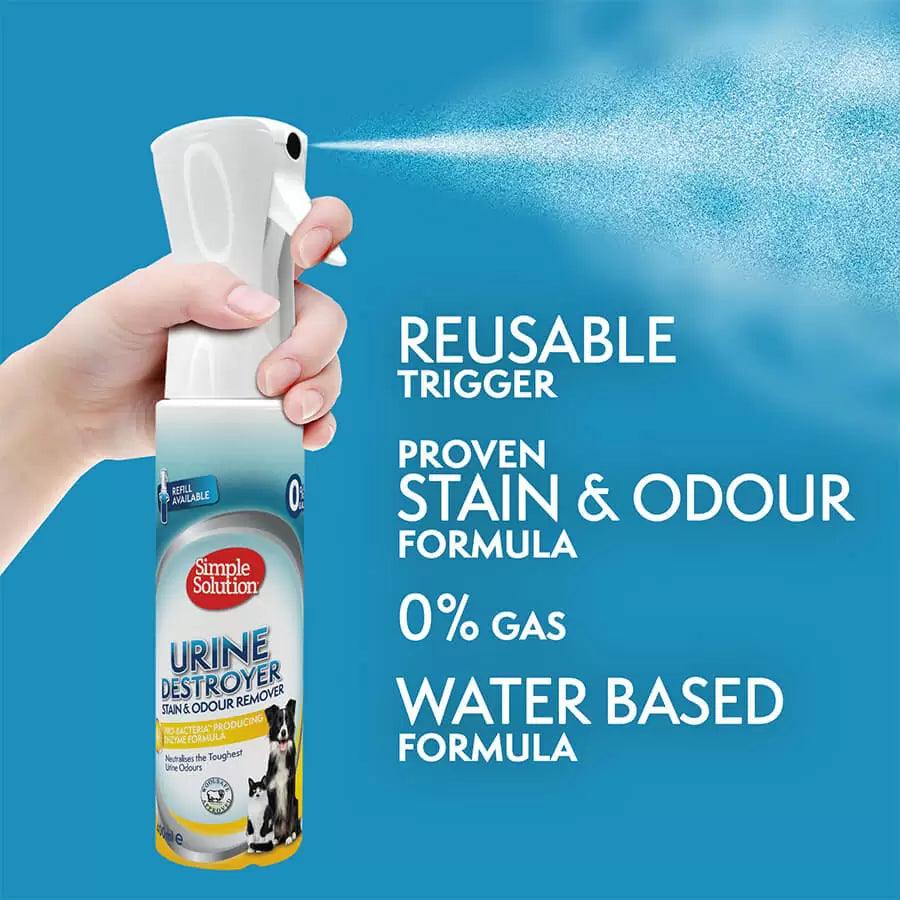 SIMPLE SOLUTION Urine Destroyer - Refillable Flairosol 400ml - Sparklet