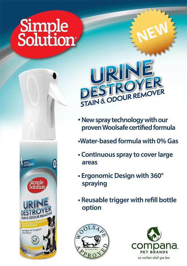 SIMPLE SOLUTION Urine Destroyer - Refillable Flairosol 400ml - Sparklet