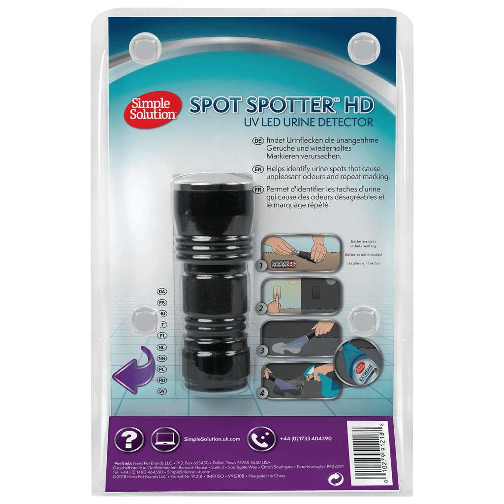 SIMPLE SOLUTION Urine Detector UV Spot Spotter - Sparklet